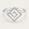 18K White Gold Diamond Ring