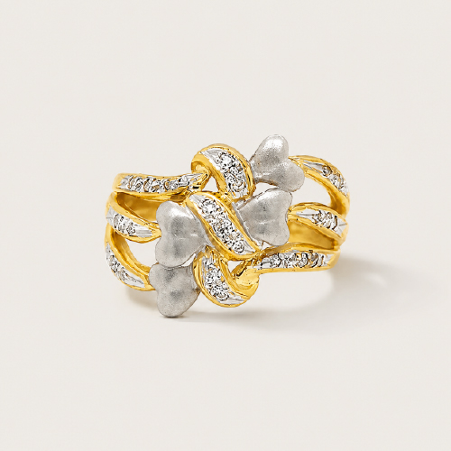 18K Yellow Gold Diamond Ring