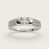 18K White Gold Diamond Ring