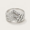 18K White Gold Diamond Ring