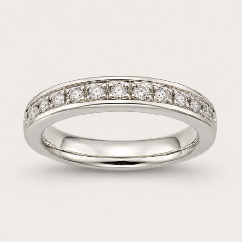 18K White Gold Diamond Ring