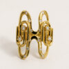 20K Yellow Gold Diamond Ring