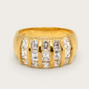 18K Yellow Gold Diamond Ring