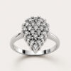 18K White Gold Diamond Ring