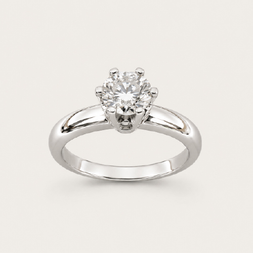 PT950 Diamond Ring