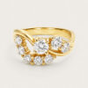 18K Yellow Gold Diamond Ring