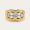 18K Yellow Gold Diamond Ring