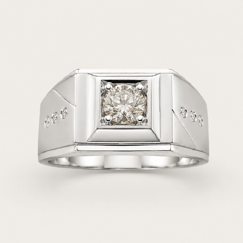 18K White Gold Diamond Ring