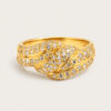 18K Yellow Gold Diamond Ring