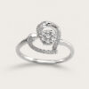 18K White Gold Diamond Ring