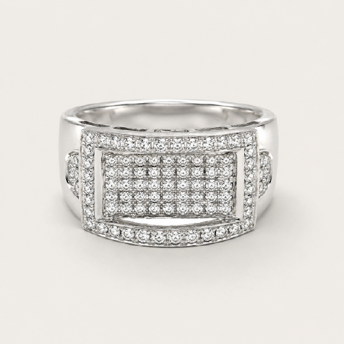 18K White Gold Diamond Ring