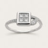 18K White Gold Diamond Ring