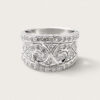 18K White Gold Diamond Ring
