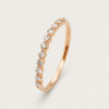 18K Rose Gold Diamond Ring
