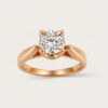 18K Rose Gold 4 Claw Diamond Ring Destinee