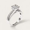 18K White Gold Diamond Ring