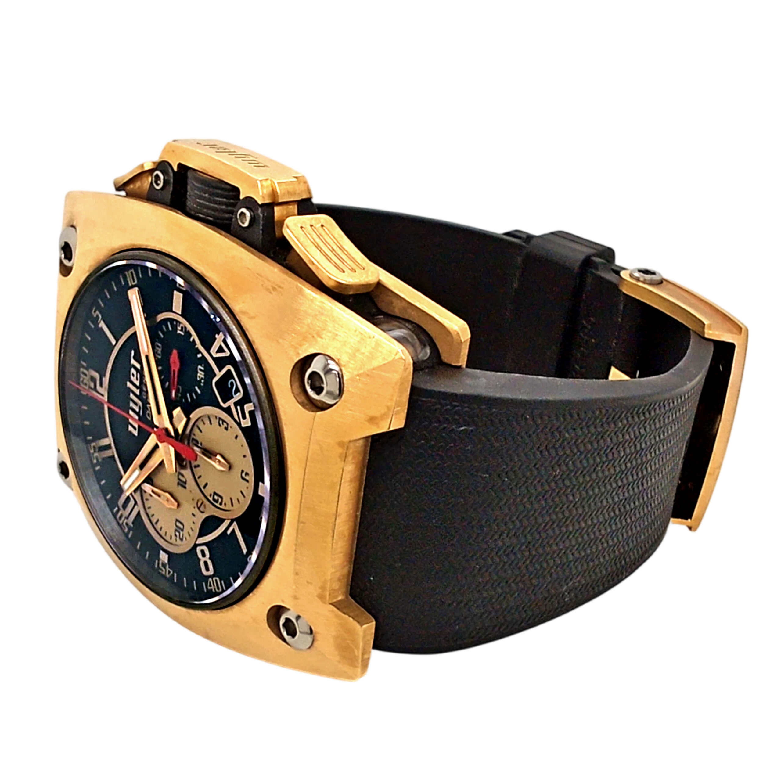 18K Rose Gold Wyler Geneve