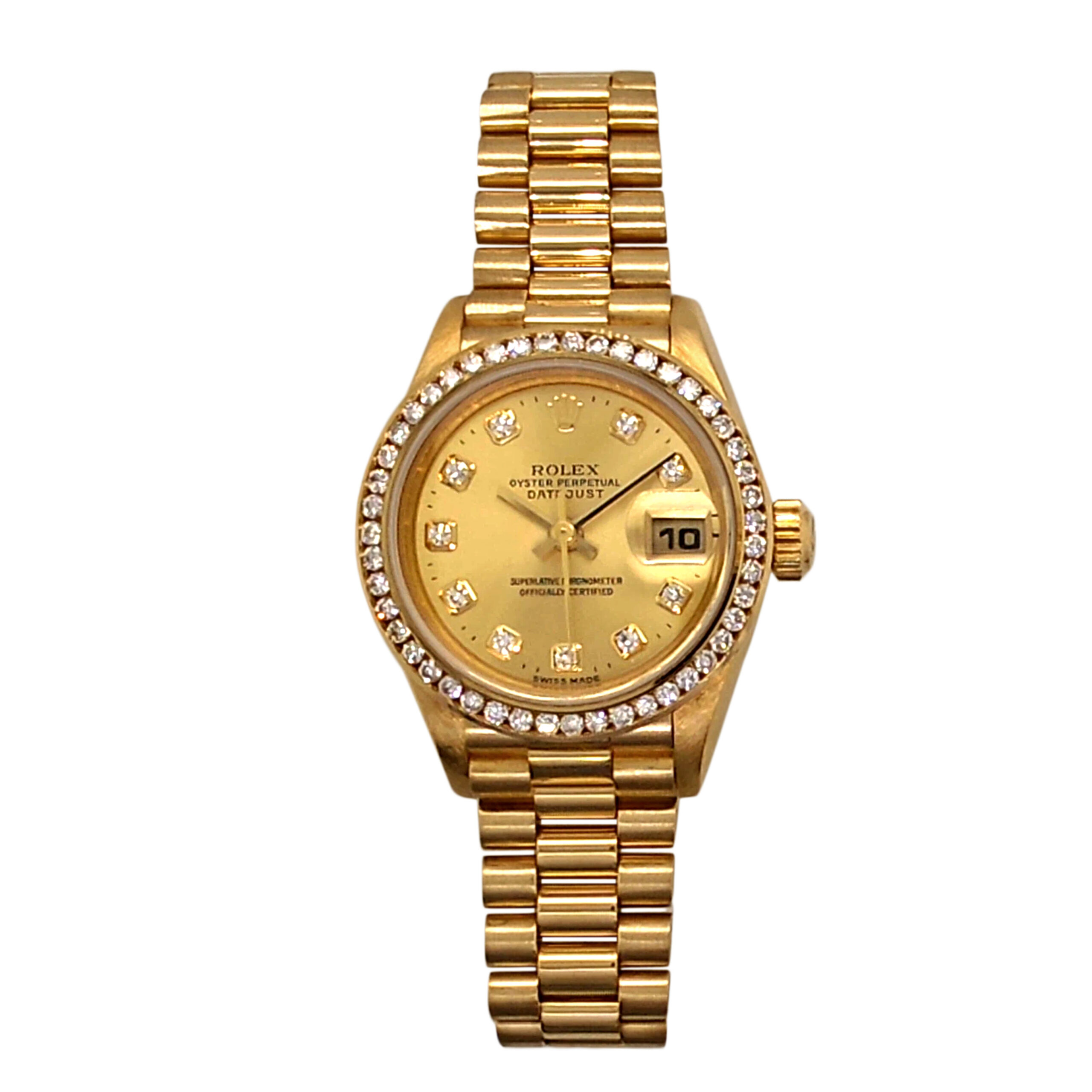 18K Yellow Gold Rolex Lady-Datejust Diamond 79178