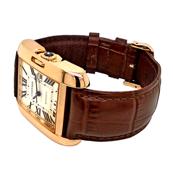 18K Rose Gold Cartier Tank Anglaise