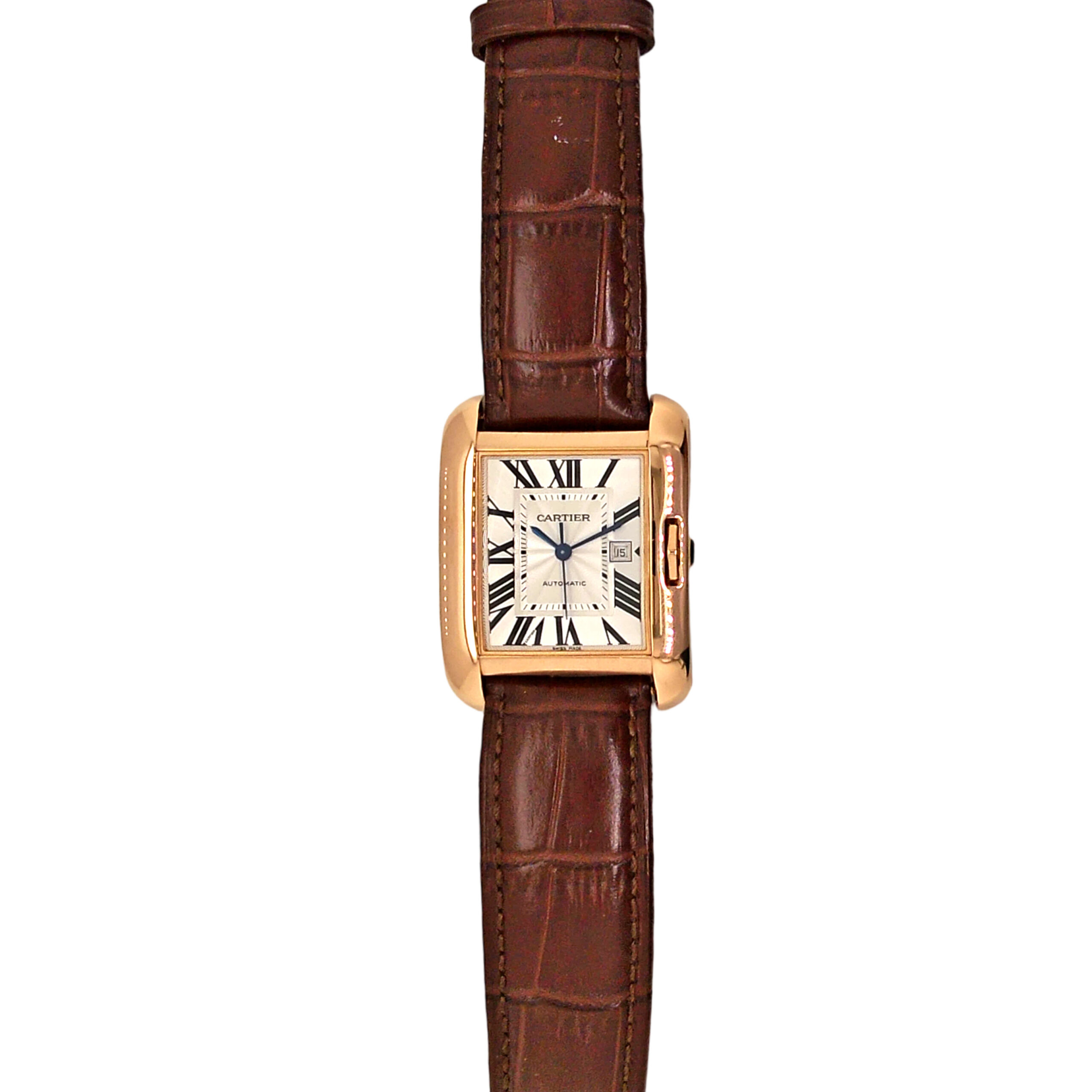 18K Rose Gold Cartier Tank Anglaise