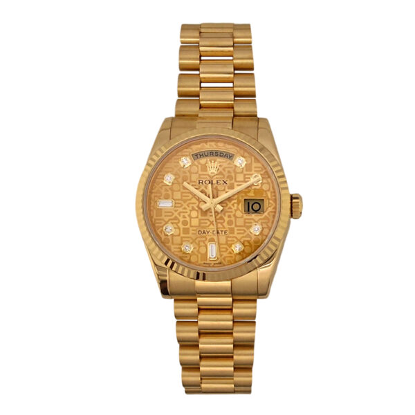 18K Yellow Gold Rolex Datejust 36 Diamond 118238