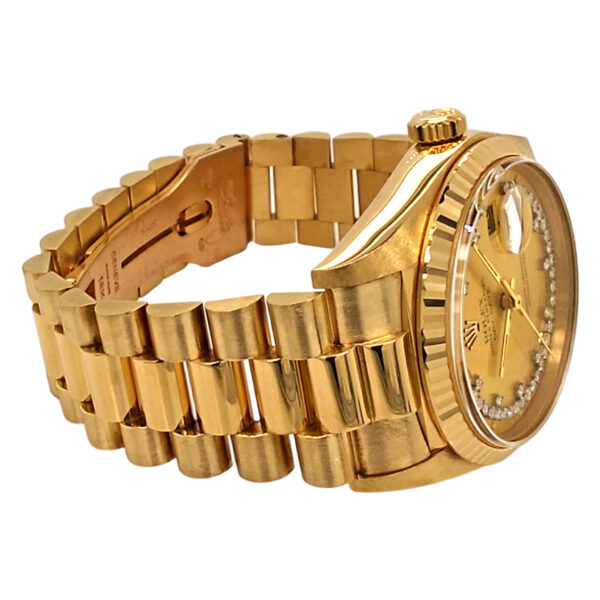 18K Yellow Gold Rolex Day-Date 36 Diamond 18038