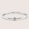 18K White Gold Diamond Bangle