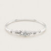 18K White Gold Diamond Bangle