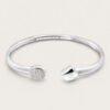 18K White Gold Diamond Bangle