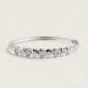 18K White Gold Diamond Bangle