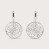 18K White Gold Earring