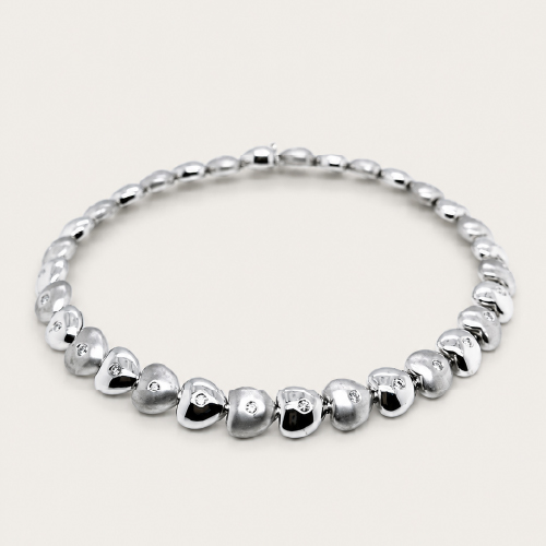 18K White Gold Diamond Bracelet