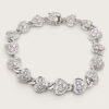 18K White Gold Diamond Bracelet
