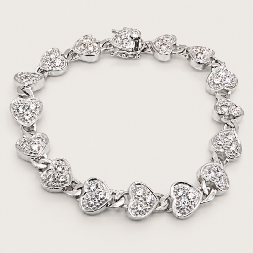 18K White Gold Diamond Bracelet