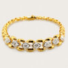 20K Yellow Gold Diamond Bracelet