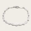 18K White Gold Diamond Bracelet