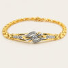 20K Yellow Gold Diamond Bracelet