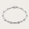 18K White Gold Diamond Bracelet