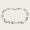 18K White Gold Diamond Bracelet