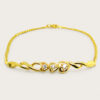 20K Yellow Gold Diamond Bracelet