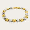 18K White/Yellow Gold Diamond Bracelet