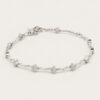 18K White Gold Diamond Bracelet