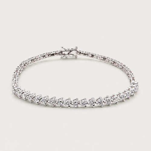 18K White Gold Diamond Bracelet