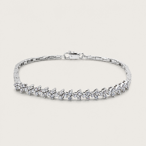 18K White Gold Diamond Bracelet