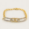 14K Yellow Gold Diamond Bracelet