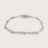 18K White Gold Diamond Bracelet
