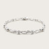 18K White Gold Diamond Bracelet