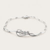 14K White Gold Diamond Bracelet