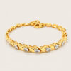 20K Yellow Gold Diamond Bracelet
