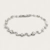 9K White Gold Diamond Bracelet